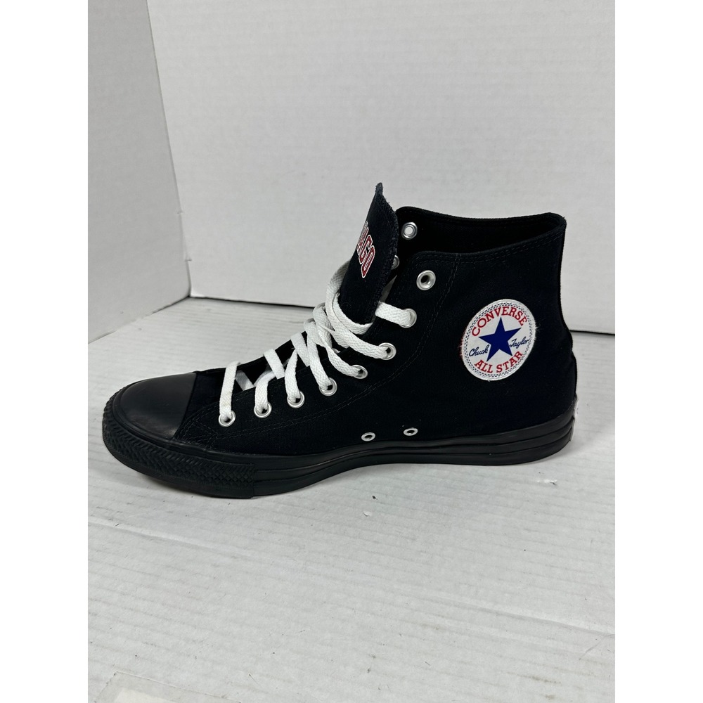 Converse Chuck Taylor All Star NBA Chicago Bulls HighTop Black Mens 11.5 164503C - Picture 15 of 16